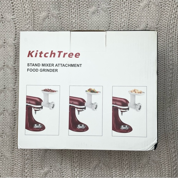 KITCHTREE Food/Meat Grinder Attachment for KitchenAid Mixers w/ Sausage … - Picture 2 of 5